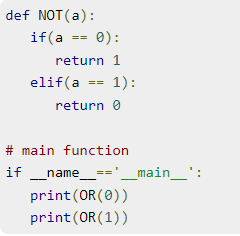 Logic Gates in Python (AND GATE,OR GATE,NOT GATE,NAND GATE,NOR GATE ...